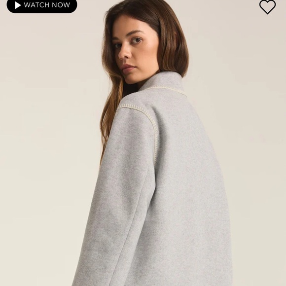Z Supply Gray Olivia Whipstitch Jacket - Picture 13 of 13